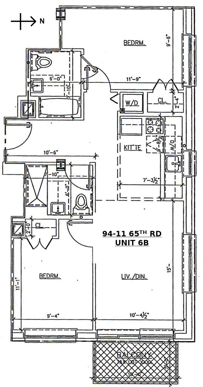 Floor Plan - 9411 65th Rd