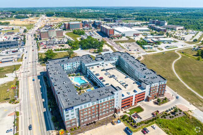 Aerial View of Property - The Banks Student Living