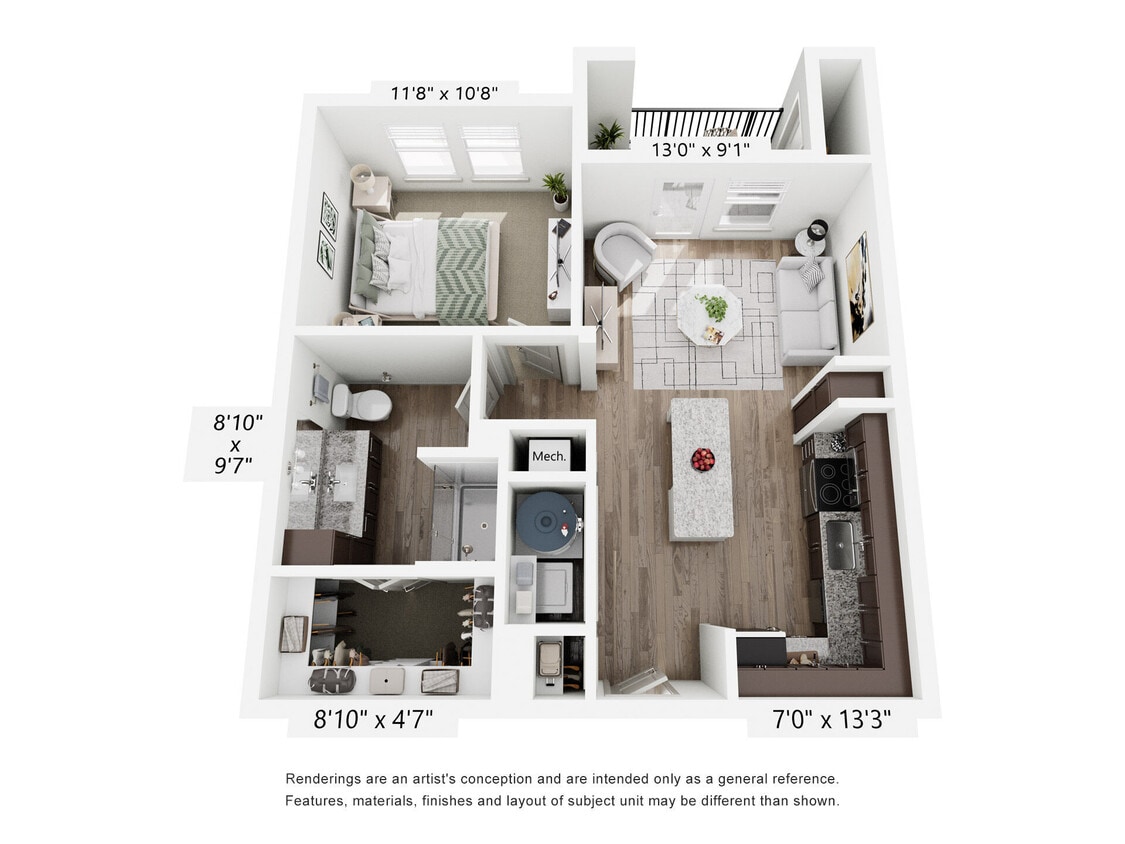 Floorplan - Huntington Place Seniors Garland