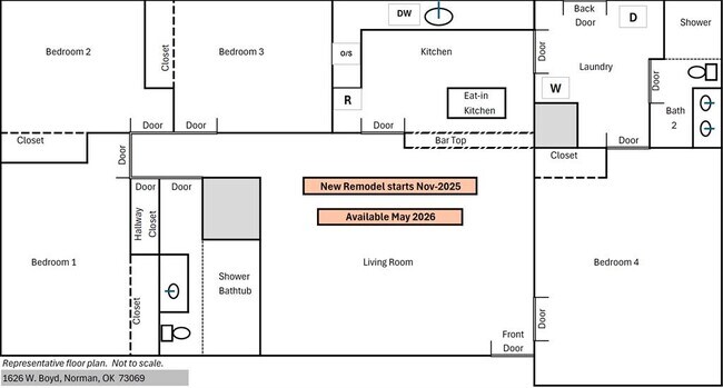 Foto del edificio - 1626 W Boyd St