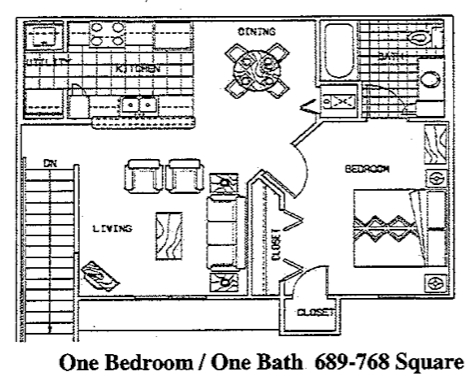 1HAB/1BA - Valley Creek Apartments