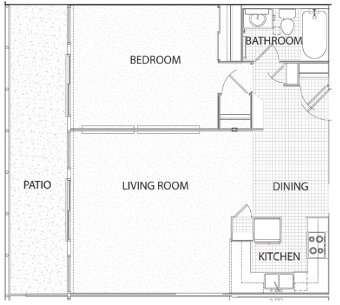 1BR/1BA - Dolores Lia Apartments