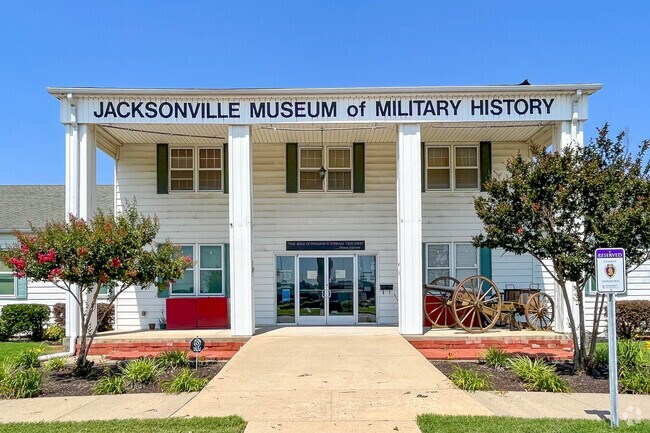 The Jacksonville Museum of Military History educates visitors about the military.