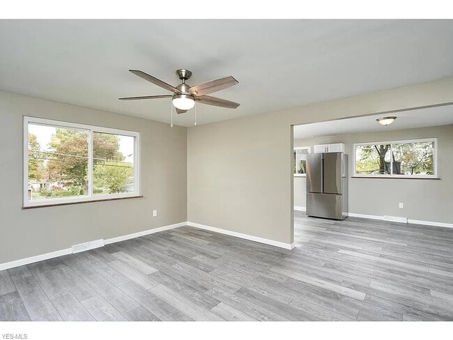 Living room to kitchen - 406 E Lake Ave