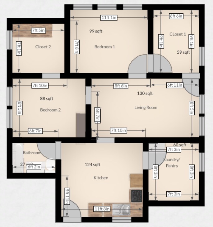 Floor Plan - 216 N Genesee St