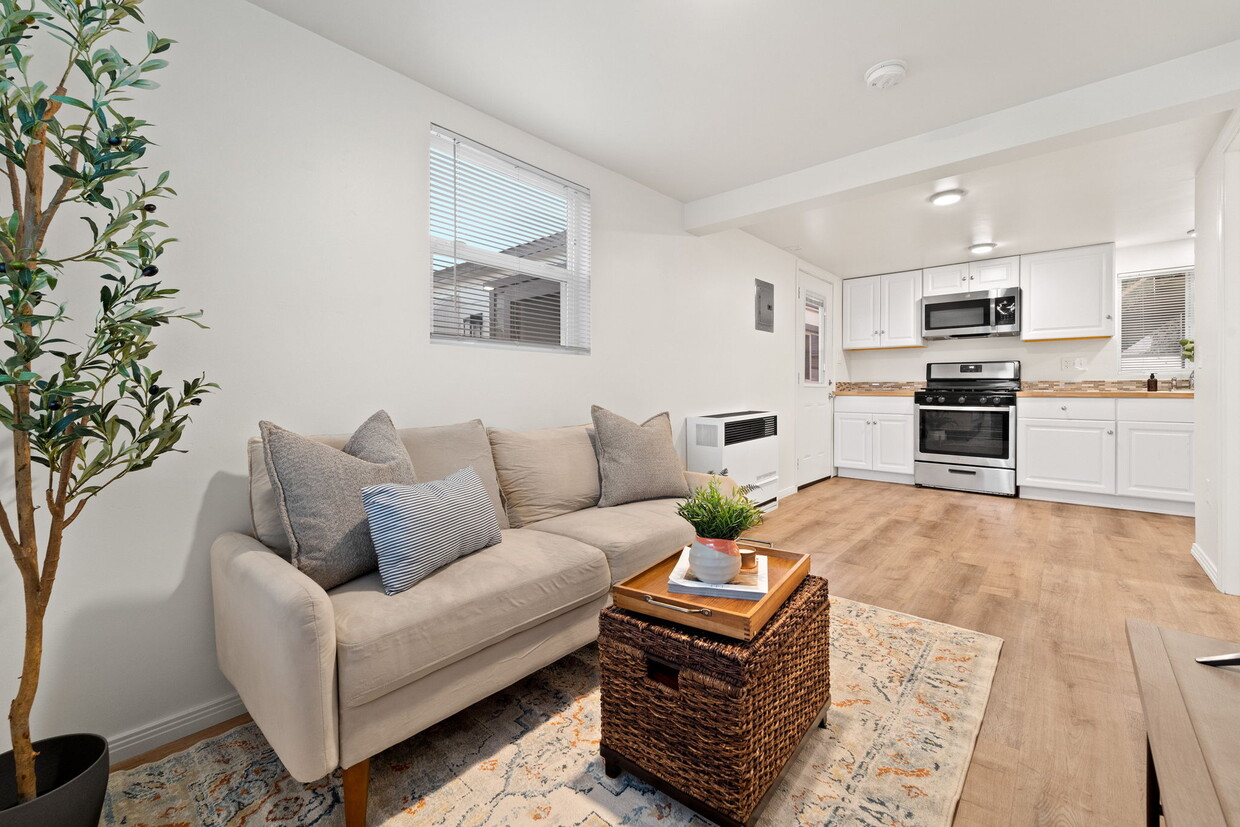 Living room, front door, kitchen - 4510 48th St