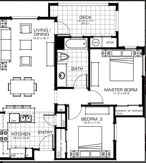 2HAB/1BA - Mirandela Senior Housing