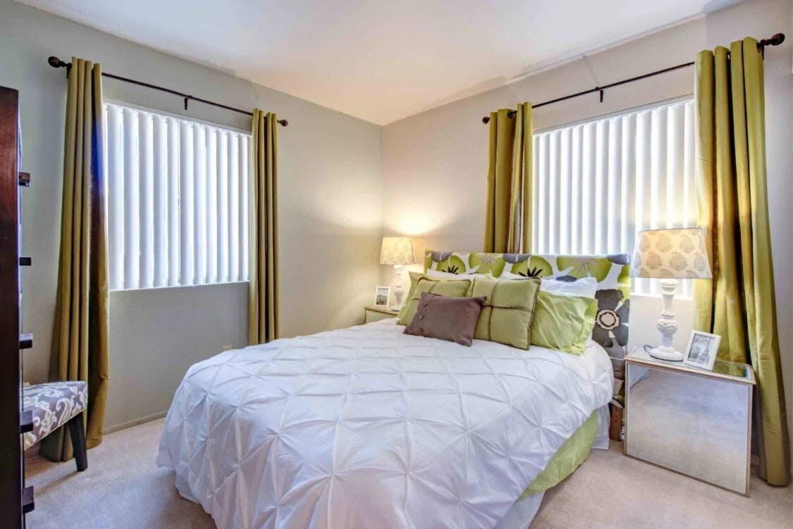 One furnished bedroom - High Desert Villas - 55+