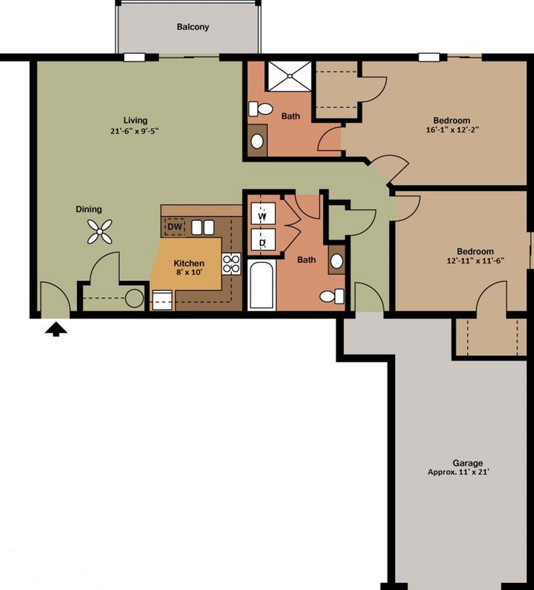 Floorplan - Watertown Park Apartments, LLC