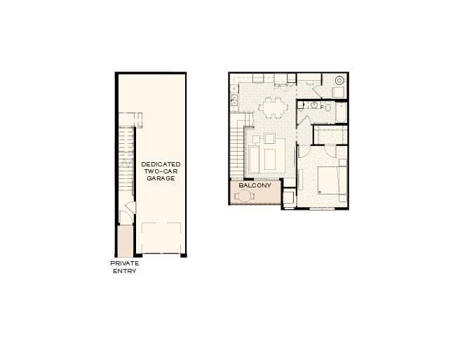 Plano de planta - The Arbor Houses at Blackwood Groves