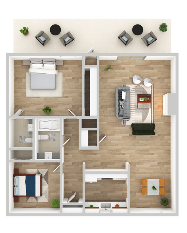 El plano del puerto - Bear Creek North