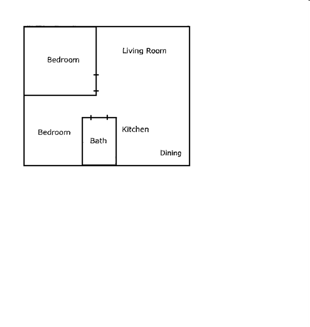 2HAB/1BA - Sunrise Apartments