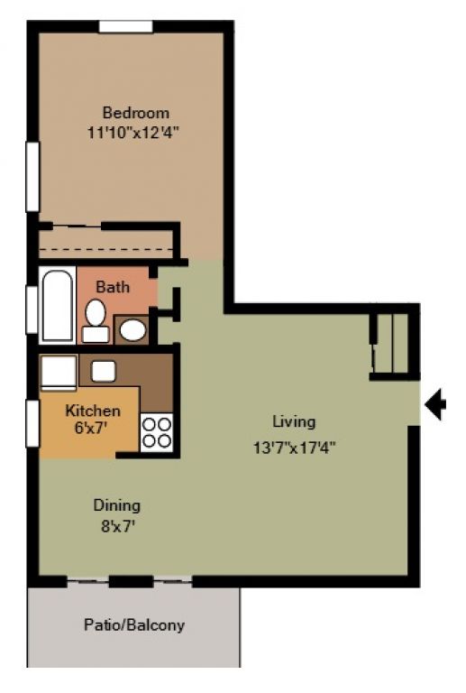 Floor plan - 100 E Glenolden Ave