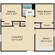 2 Bed 1 Bath