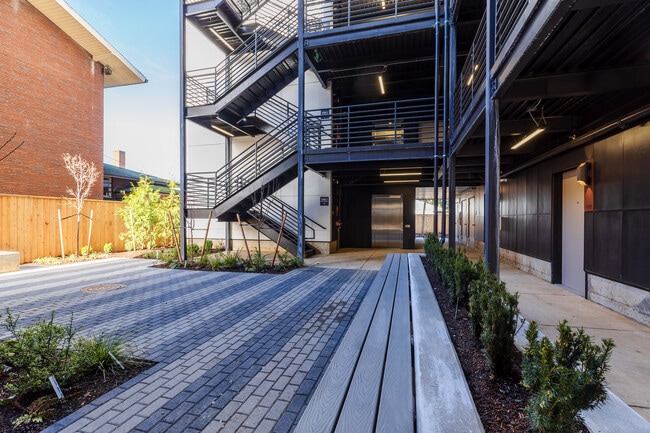 Courtyard to Elevator - The Kennedy