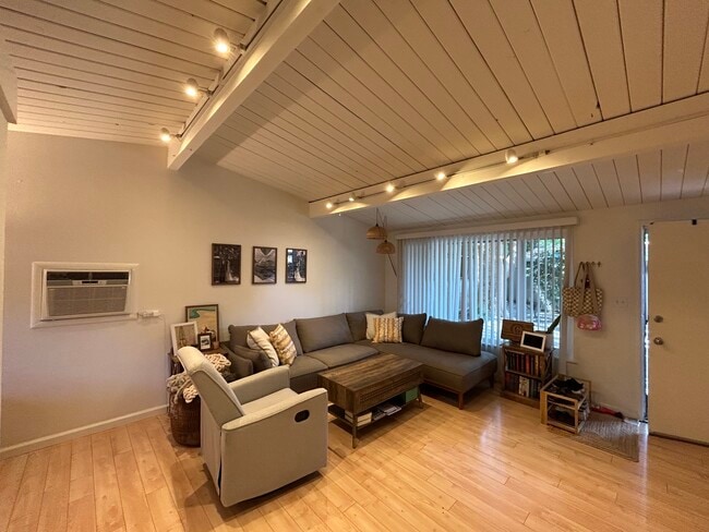 Unit 1 Living Room Looking Toward Large Window - 2323 San Juan Ave
