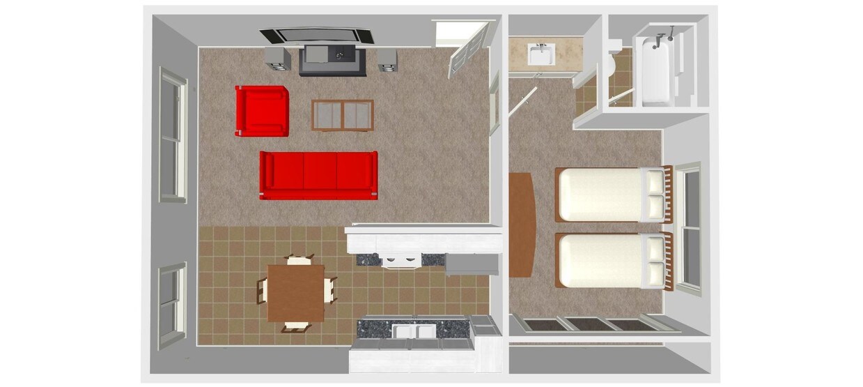 1HAB/1BA - 229 Woodruff Apartments