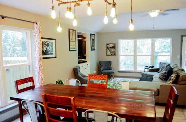 Custom lighting in dining room - 2 Arnica Ct