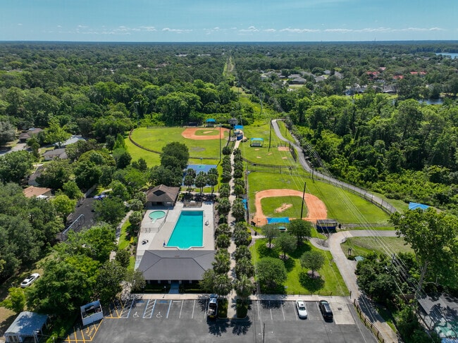 WIRZ Park in Altamonte Springs has a pool, basketball and playground.
