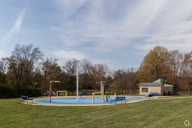 Cloud Park Splash Pad is a colorful splash pad for children of all ages to enjoy.