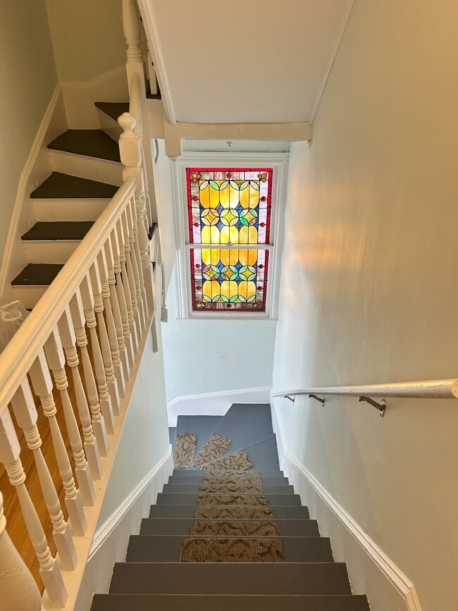 stairway to third floor unit - 112 Harriet St