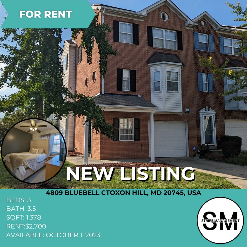 4809 Bluebell Ct, Oxon Hill, MD 20745 House Rental in Oxon Hill, MD