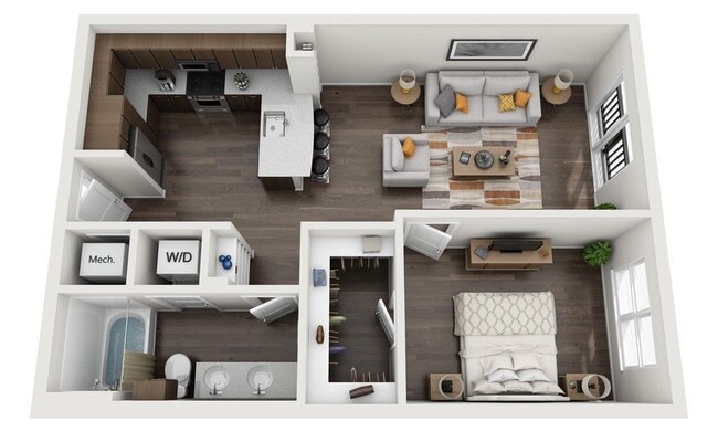 Millennium Music Row: foto del plano de planta - Millennium Music Row