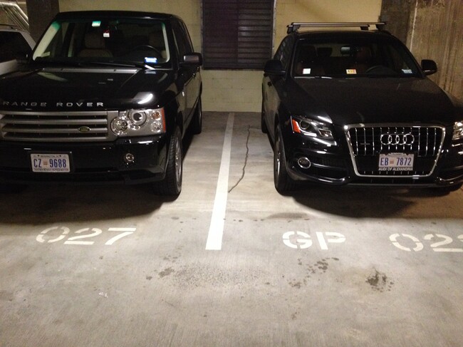 Two garage parking spaces convey with unit - 2425 L St NW