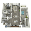 Two Bedroom / Two Bath