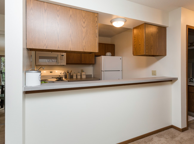 Kitchen Storage - Hamlet Apartments