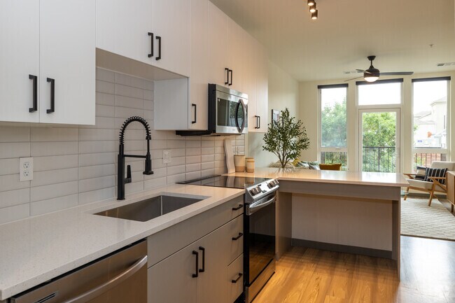 1HAB, 1BA - 620 ft² - Cocina - Kenyon