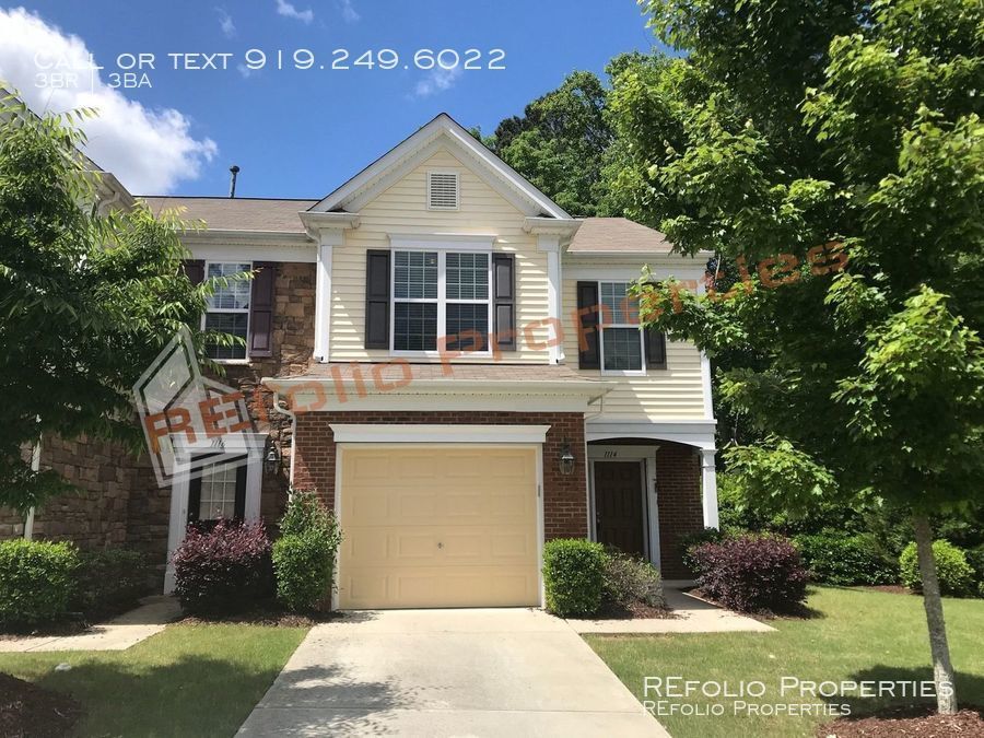1114 Kingston Grove Dr, Cary, NC 27519 Townhouse for Rent in Cary, NC