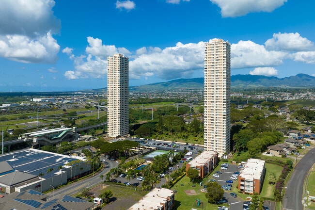 Century Park Plaza towers are an easily recognizable part of Pearl City's landscape.