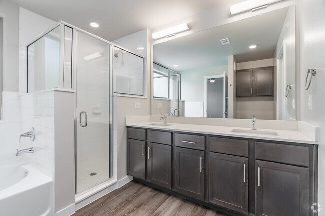3BR, 2.5BA - 1,418SF - Primary Bathroom - Arden at Corinth