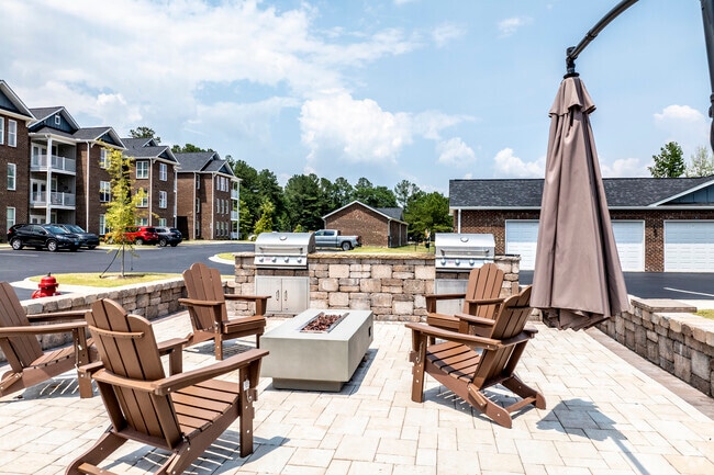 Gourmet Grilling Area with Natural Gas - Palisades at Langley Pond