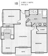 2 Bedroom / 1 Bathroom