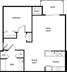 1BR/1BA - York Commons