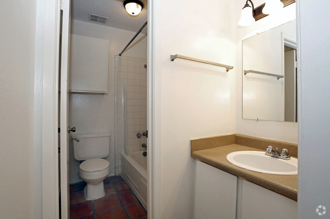 450 ft²_0BR_Baño - Forest Ridge Apartments