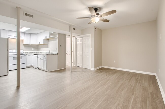 Open living room/kitchen floor plan - 4233 Valley Grove Dr