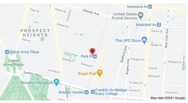 Building Location Map - 593 Park Pl