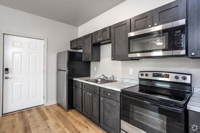 1BR, 1BA - 490SF - Cocina - Platform Americus