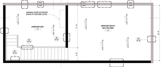 Lower and Upper Deck Floor Plan - 2430 E 7th St