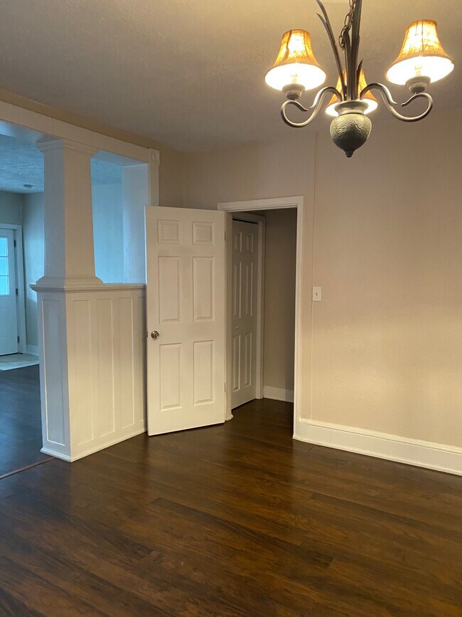 door to steps upstairs bonus room - 1511 12th St