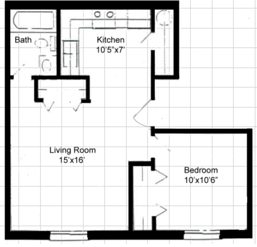 1HAB/1BA - Scottish Hills