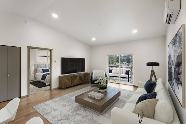 Red Cedar Living Room Furnished - The Lodge
