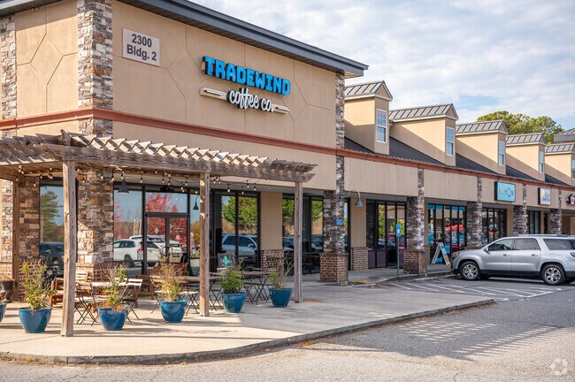Enjoy a fresh cup of coffee at the locally owned and operated Tradewinds in Dacula.