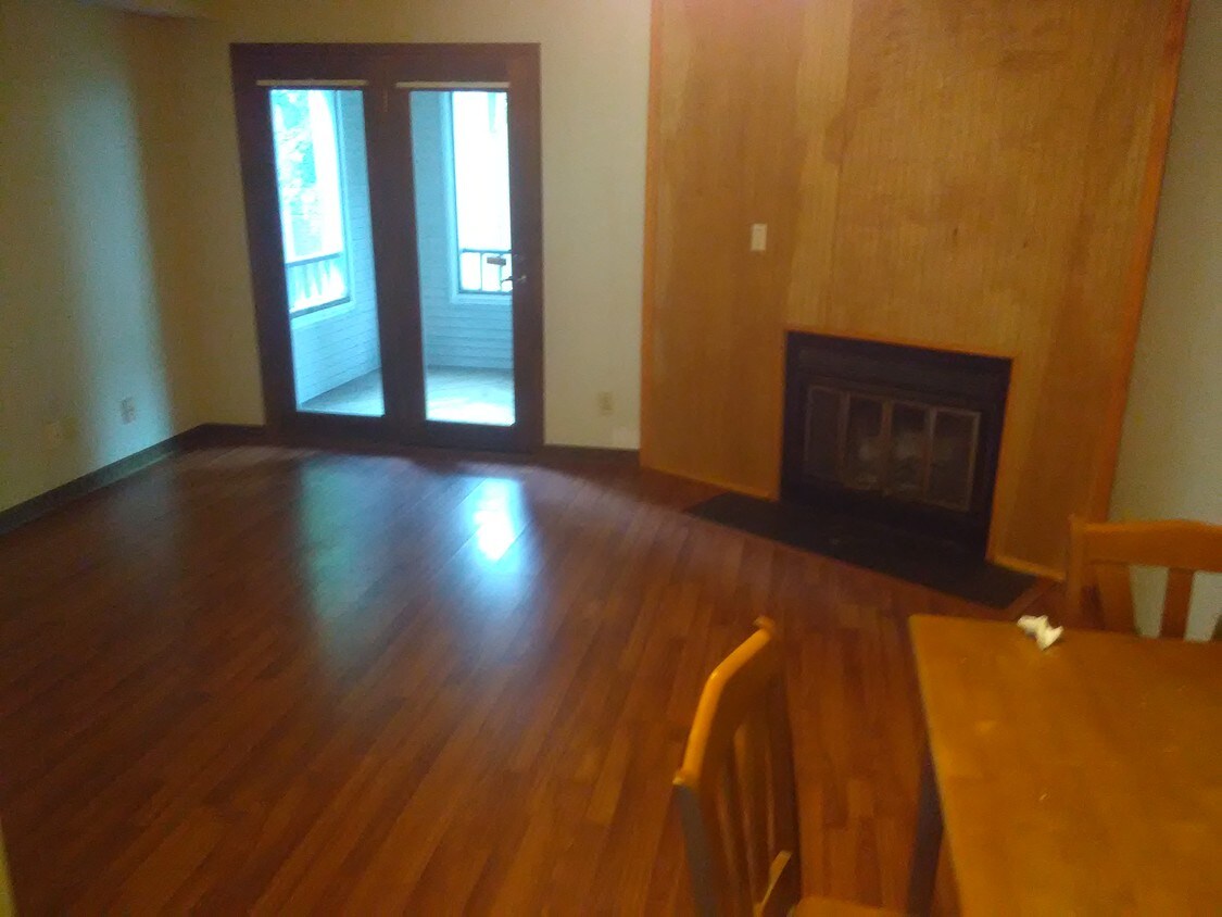 Livingroom, wood burning fireplace, porch - 314 Washington St