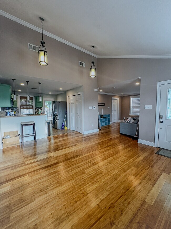 Open floor plan, vaulted ceilings - 5717 Pasteur Blvd