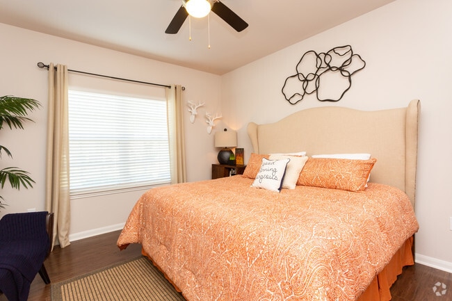 1BR, 1BA - 780SF  The Assana Bedroom - Cascadia Luxury Apartments