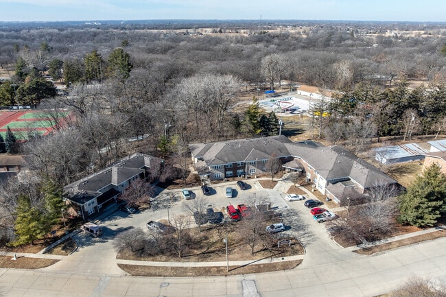 Aerial - Linden Station Apartments
